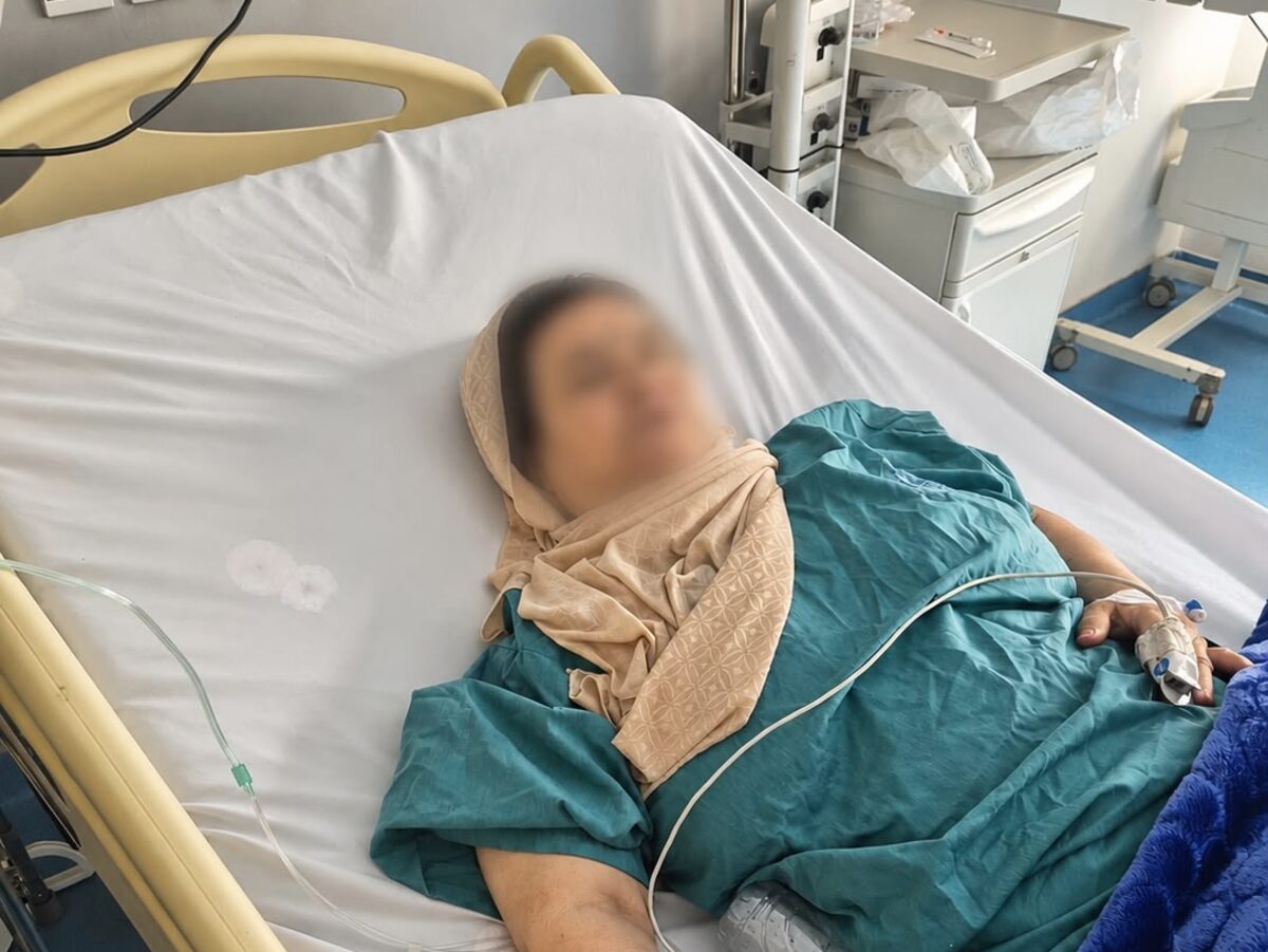 عملية قلب لسيدة مسنة