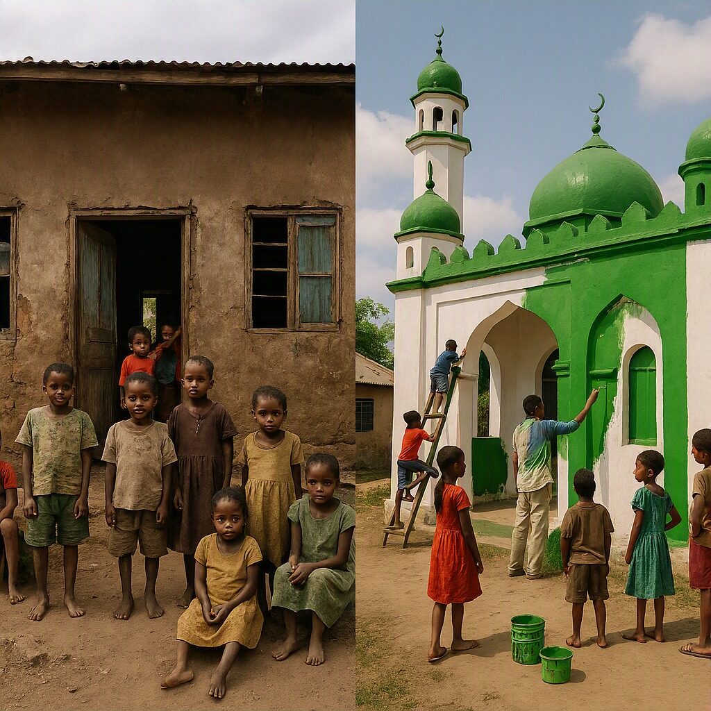 Orphanage & mosque